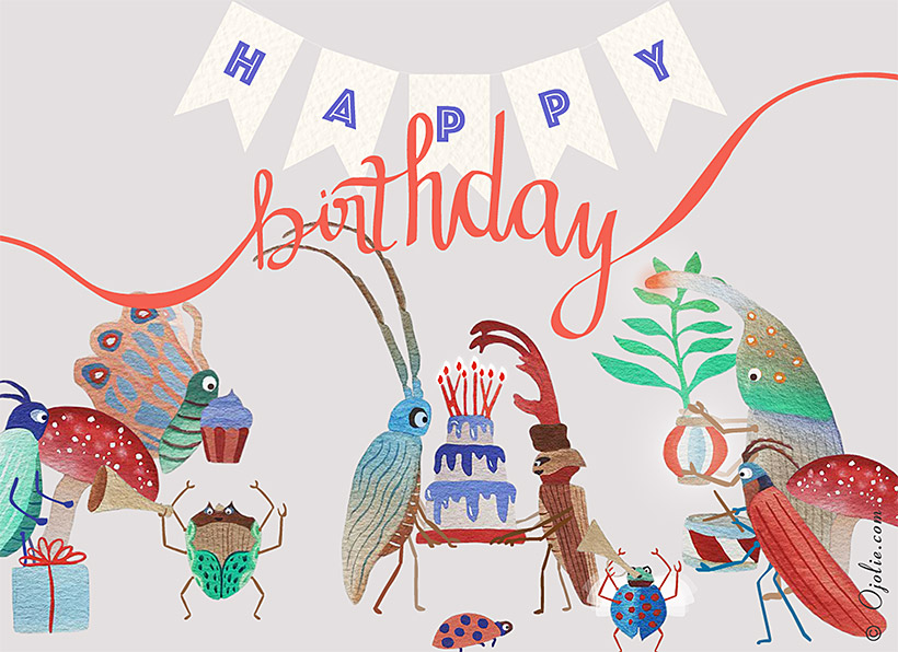 Ojolie eCards, animated eCards, Online Greeting Cards for Birthday