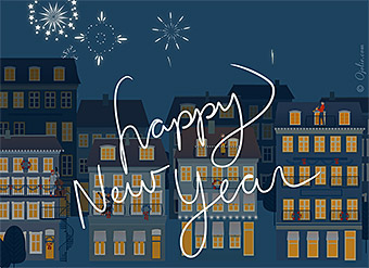 happy new year images with animation