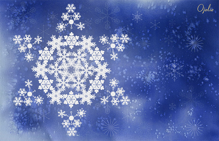 Ojolie eCard | Star of David Snowflake