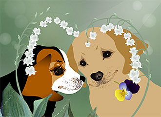 Puppy Dog Kisses For My Dear Friend! Free Friends eCards, Greeting